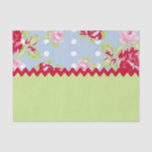 Roos papier voor weefselrek (Voorkant)