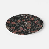  Roos Papieren Bordje (Gekanteld)