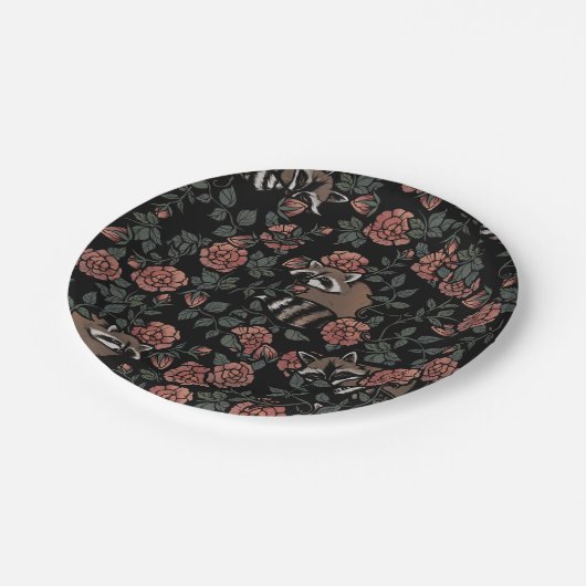  Roos Papieren Bordje (Gekanteld)