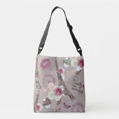 Roos Parijs Crossbody Tas (Achterkant)