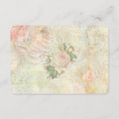  Roos Pastel Wedding Detail Card Informatiekaartje (Achterkant)