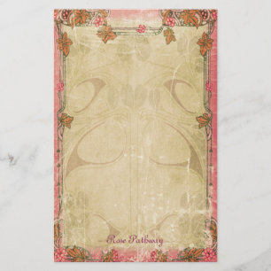 Roos Pathway - Art Nouveau Stationery Briefpapier