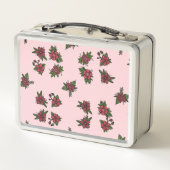 Roos patronen, leuke kleine roze en rode design (Achterkant)