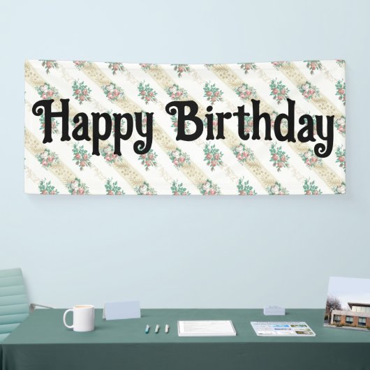  Roos Patroon - Aangepaste banner (Beurs)