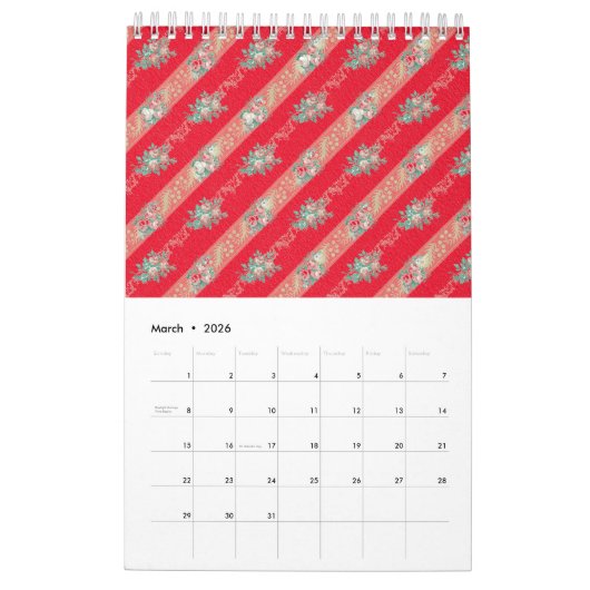  Roos Patroon - Agenda Kalender (Mar 2026)