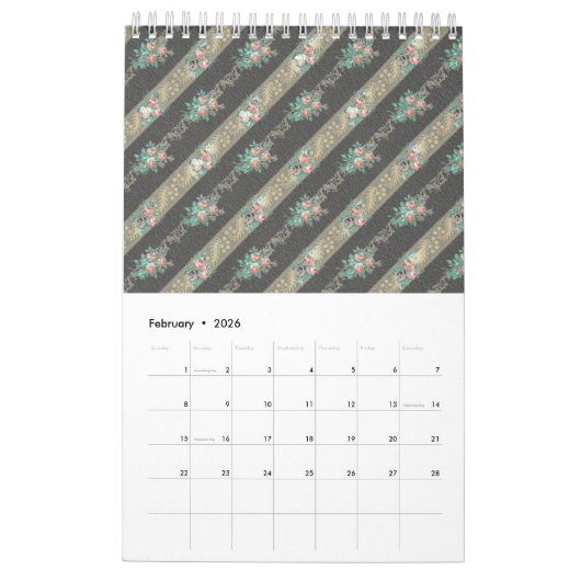  Roos Patroon - Agenda Kalender (Feb 2026)