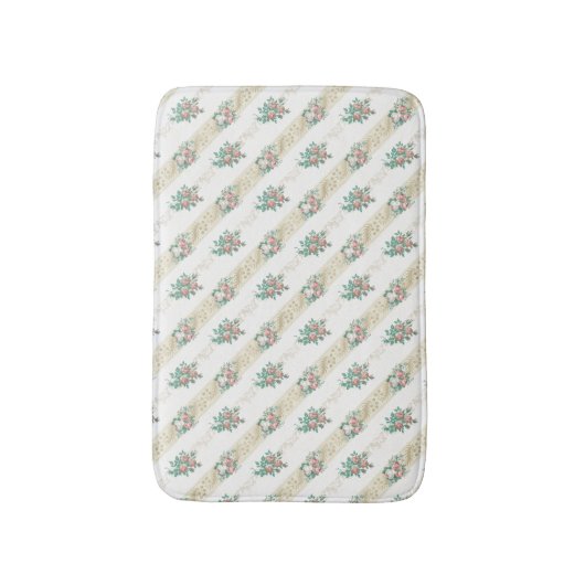 Roos Patroon - Bath Mat (Voorkant Verticaal)