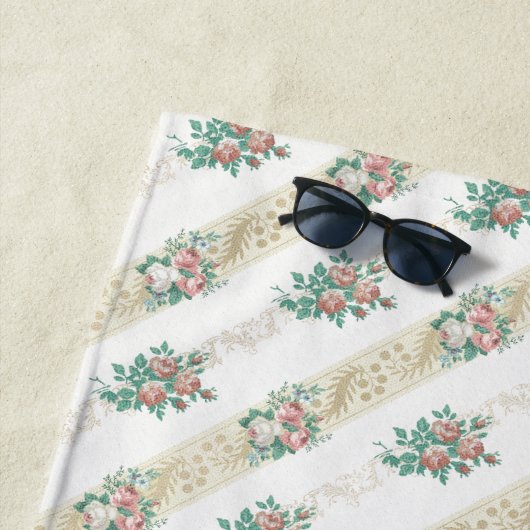  Roos Patroon - Beach Towel Strandlaken (In situ)