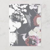 roos patroon briefkaart (Voorkant)