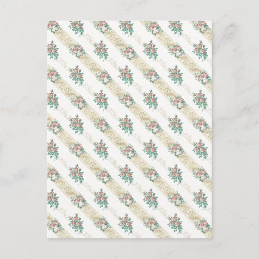  Roos Patroon - Briefkaart (Voorkant)