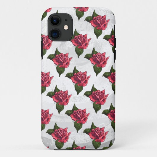 Roos Patroon Case-Mate iPhone Case (Achterkant)
