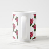 Roos Patroon Grote Koffiekop (Achterkant)