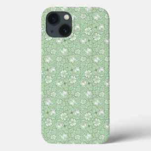 Roos patroon in lichtgroen Case-Mate iPhone case