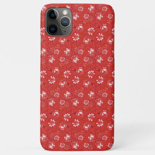 Roos patroon in rood Case-Mate iPhone case