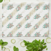  Roos Patroon - Keukenhanddoeken (Gevouwen)