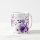 Roos Patroon Koffie Mok (Voorkant rechts)