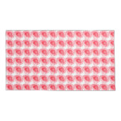 Roos Patroon Kussensloop (Achterkant-Links)