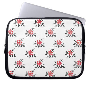 ROOS patroon Laptop Sleeve