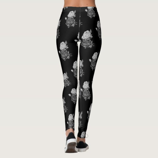 Roos Patroon Leggings (Achterkant)