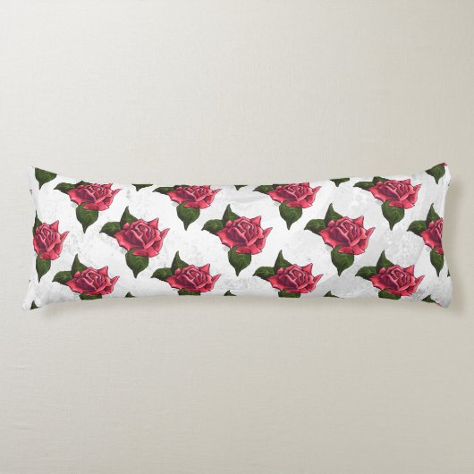 Roos Patroon Lichaamskussen (Voorkant)