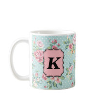 Roos patroon met monogram