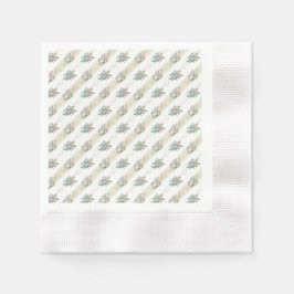 Roos Patroon - Papier Napkins Servet