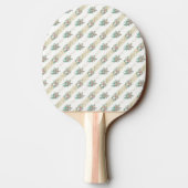 Roos Patroon - Ping Pong Paddle Tafeltennisbatje (Achterkant)