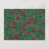 Roos Patroon Rozen Patronen Floral Art Flowers Briefkaart (Voorkant)