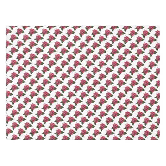 Roos Patroon Tafelkleed (Voorkant (Horizontaal))