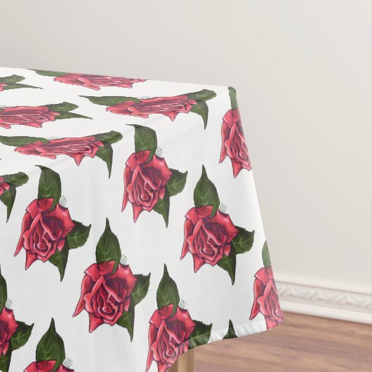 Roos Patroon Tafelkleed (Voorbeeld)