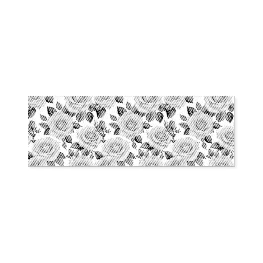 roos patroon zelf inktend stempel (Design)
