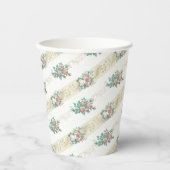  Roos Patroonkopjes Papieren Bekers (Voorkant)