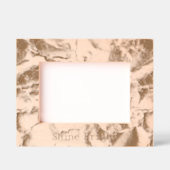 Roos Peach Gold Glam Gegraveerde Lijstjes (Voorkant)