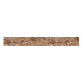 Roos Peach Gold Glam Grosgrain Lint (Voorkant)