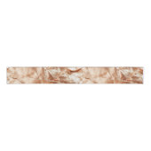 Roos Peach Gold Glam Grosgrain Lint (Voorkant)