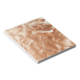 Roos Peach Gold Glam Notitieblok