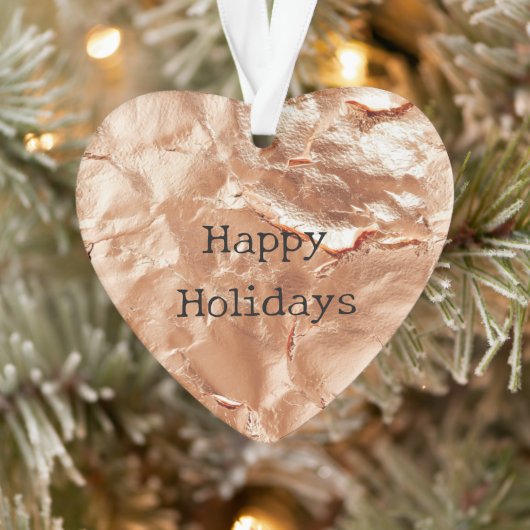 Roos Peach Gold Glam Ornament (Boom)