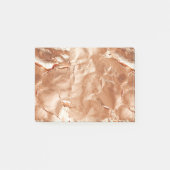 Roos Peach Gold Glam Post-it® Notes (Voorkant)