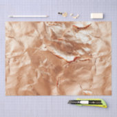 Roos Peach Gold Glam Tissuepapier (Craft)