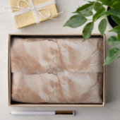 Roos Peach Gold Glam Tissuepapier (Geschenk)