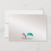 Roos Pearl 30e Jubileum-reactiekaart RSVP Kaartje (Achterkant)