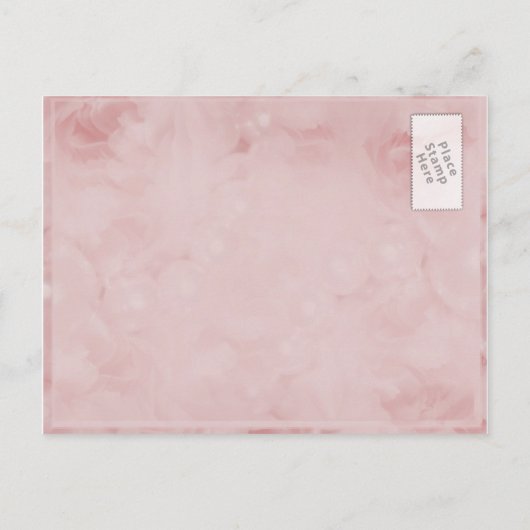 Roos Pearl Bewaar de datum Roze Uitnodigingen (Achterkant)