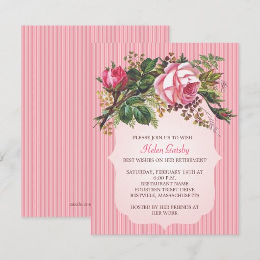 Roos Pensioenformule Kaart (Voorkant / Achterkant)