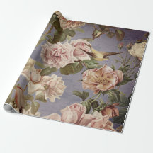  Roos Peony Birds Blue-ontkoppeling