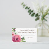 Roos Peony Leaf Krans Trouwtafel Plaats Kaarten Plaatskaartje (Staand voorkant)