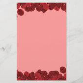 Roos Petal Border Briefpapier (Voorkant)