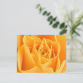 Roos Petal Briefkaart (Staand voorkant)