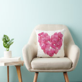 Roos Petal Heart Design Cushion Kussen (Stoel)