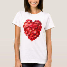 Roos Petal Heart Women's T-Shirt