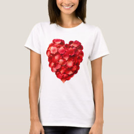 Roos Petal Heart Women's T-Shirt